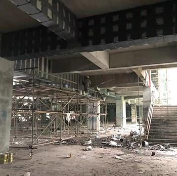 達州好一新購物中心建筑加固材料應用實例